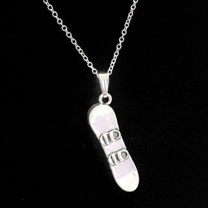 Snowboarding Necklace May Be Personalized
